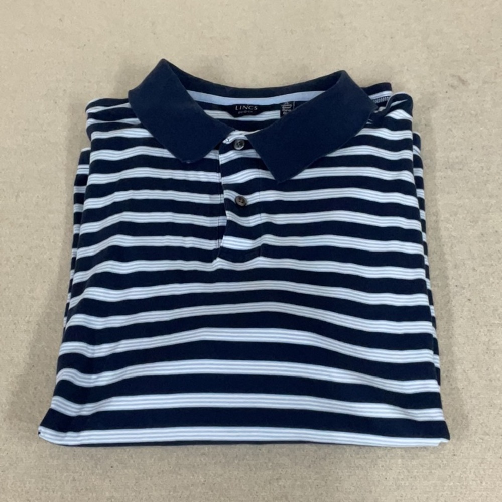 EUC Mens short sleeve LINCS polo shirt
